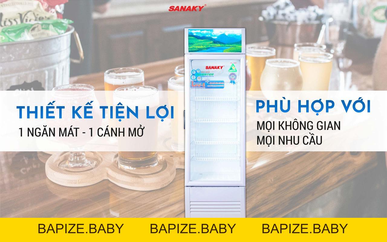 Tủ Mát Sanaky Inverter VH-358K3L 290 lít - bapize.baby - bapize