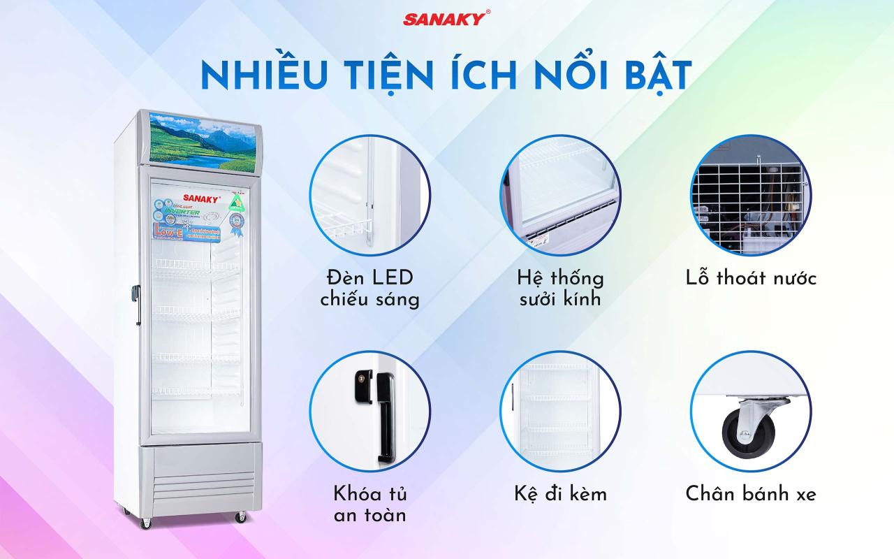 Tủ Mát Sanaky Inverter VH-358K3L 290 lít - bapize.baby - bapize
