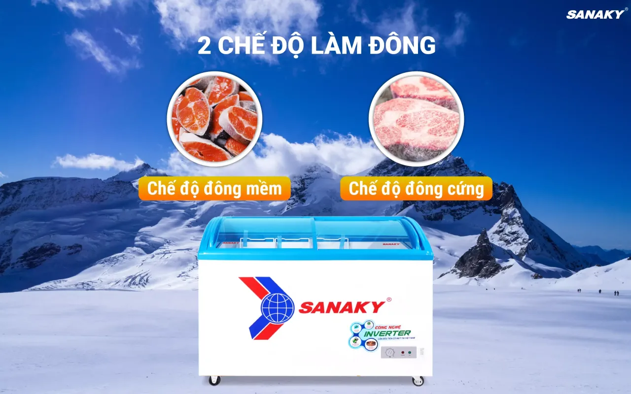 Tủ Đông Sanaky Inverter VH-3899K3 260 lít - bapize.baby - bapize