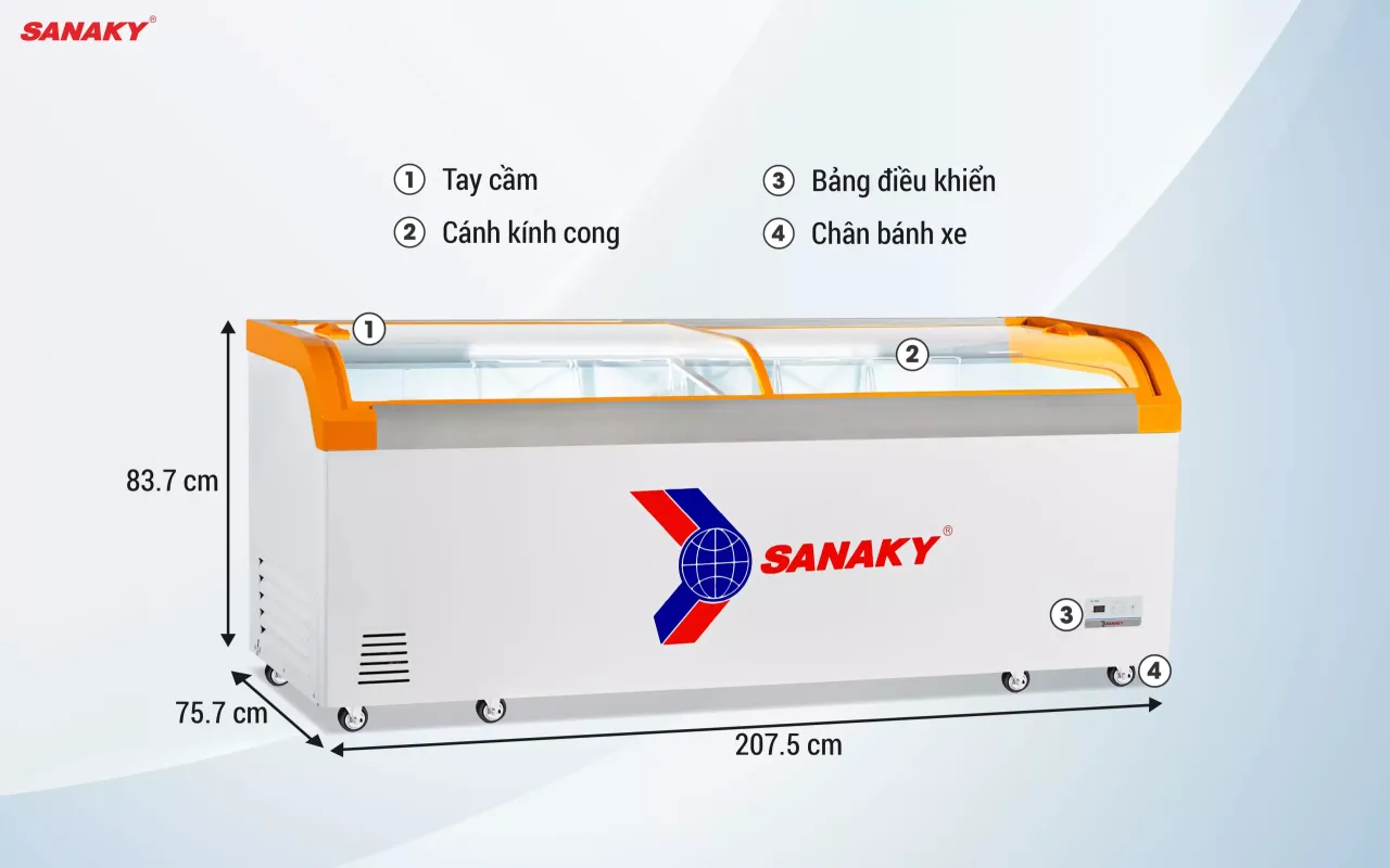 Tủ Đông Sanaky VH-1099KA 750 lít - bapize.baby - bapize