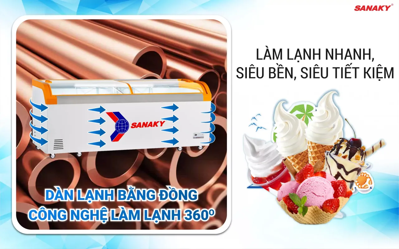 Tủ Đông Sanaky VH-1099KA 750 lít - bapize.baby - bapize