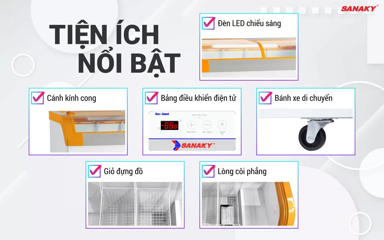 Tủ Đông Sanaky VH-899KA 500 lít - bapize.baby - bapize