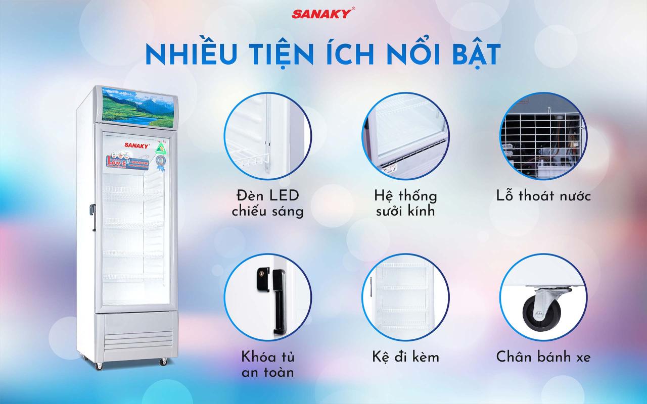 Tủ Mát Sanaky VH-258KL 200 lít - bapize.baby - bapize