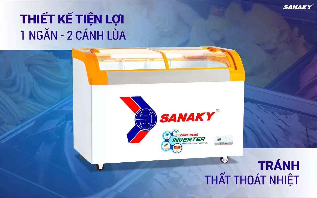 Tủ Đông Sanaky Inverter VH-4899K3B 350 lít - bapize.baby - bapize