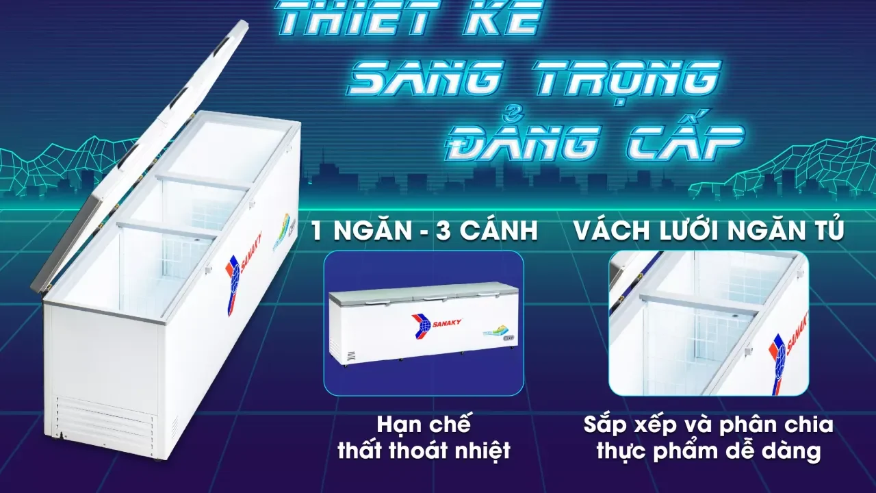Tủ Đông Sanaky VH-1199HYK 900 lít - bapize.baby - bapize