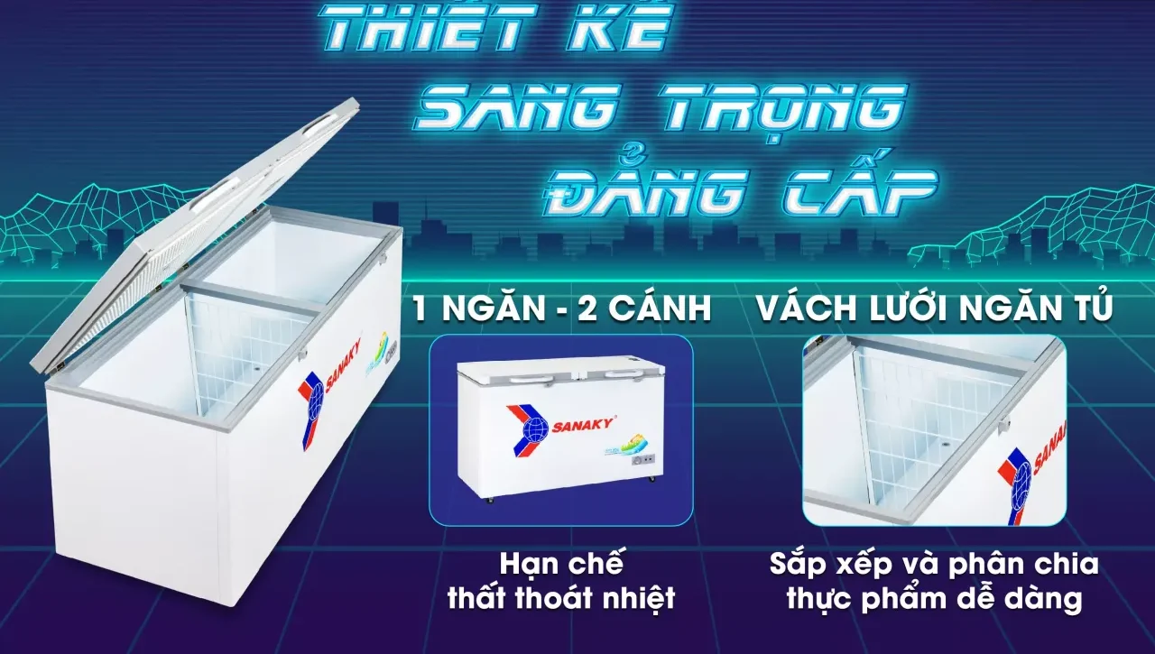Tủ Đông Sanaky VH-6699HYK 530 lít - bapize.baby - bapize