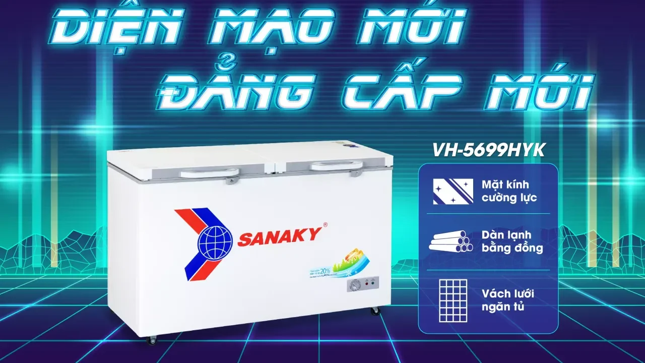 Tủ Đông Sanaky VH-5699HYK 410 lít - bapize.baby - bapize