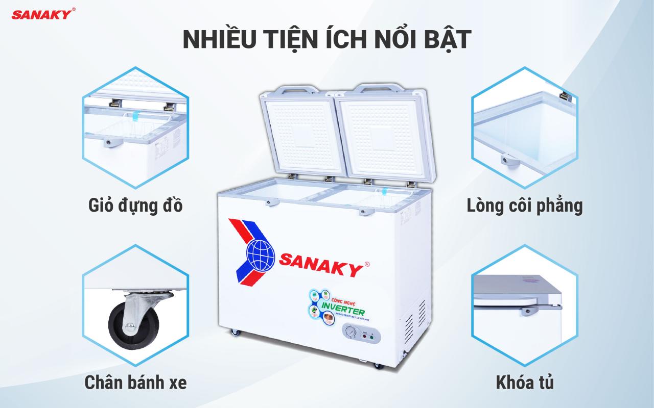 Tủ Đông Sanaky Inverter VH-2899A4K 235 lít - bapize.baby - bapize