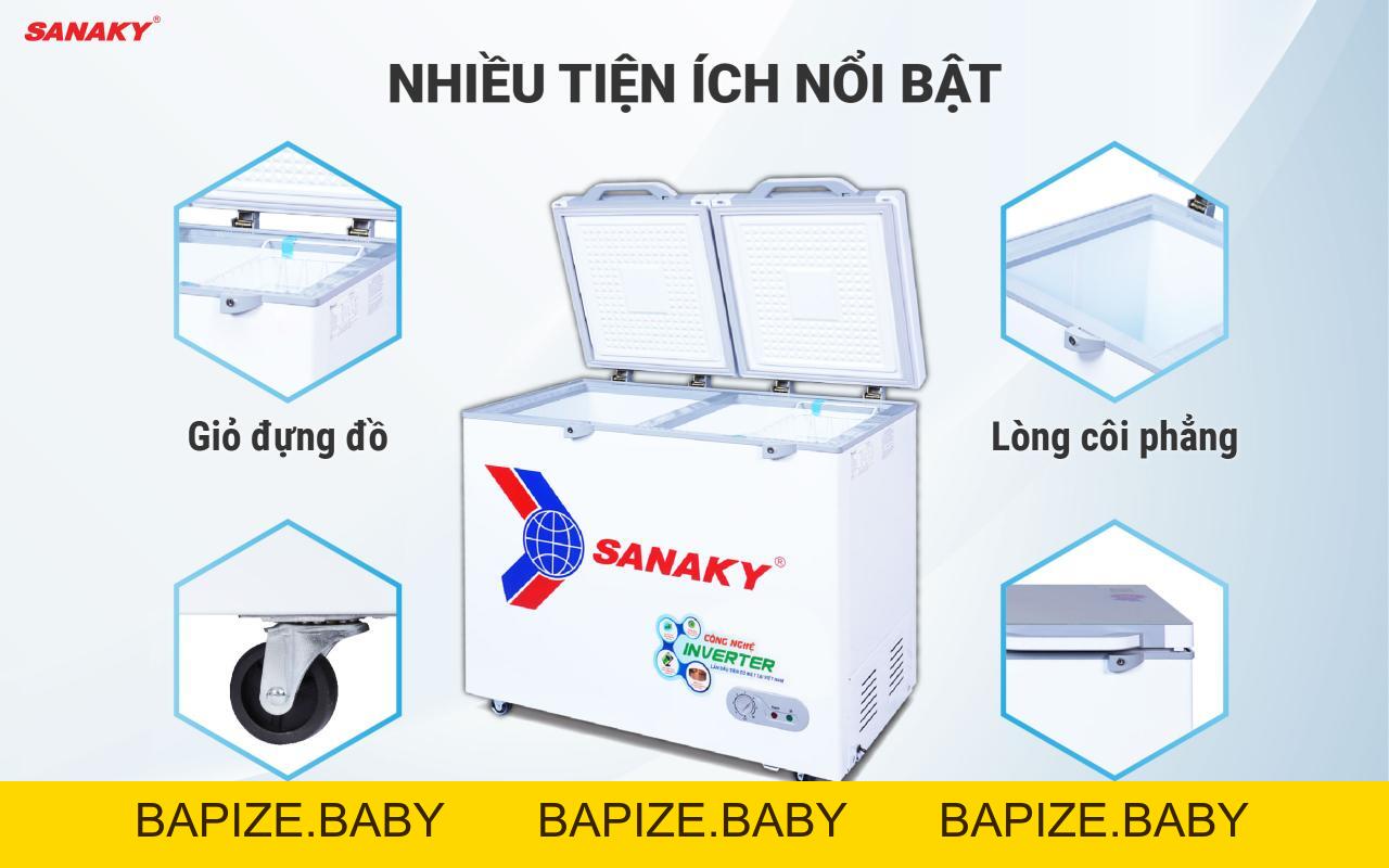 Tủ Đông Sanaky Inverter VH-2599A4K 208 lít - bapize.baby - bapize