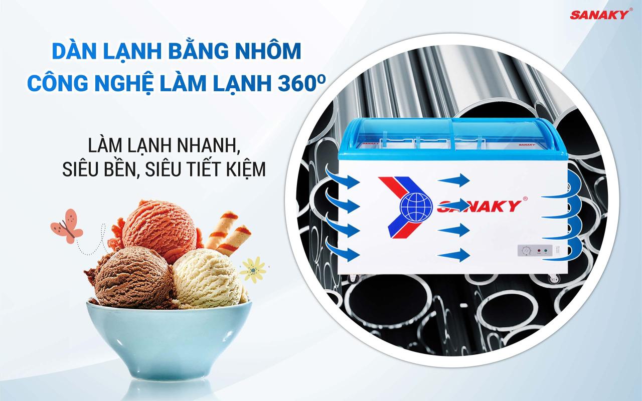 Tủ Đông Sanaky VH-482K 340 lít - bapize.baby - bapize