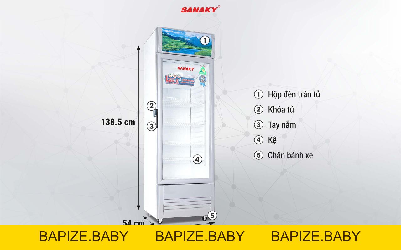 Tủ Mát Sanaky VH-168KL 130 lít - bapize.baby - bapize