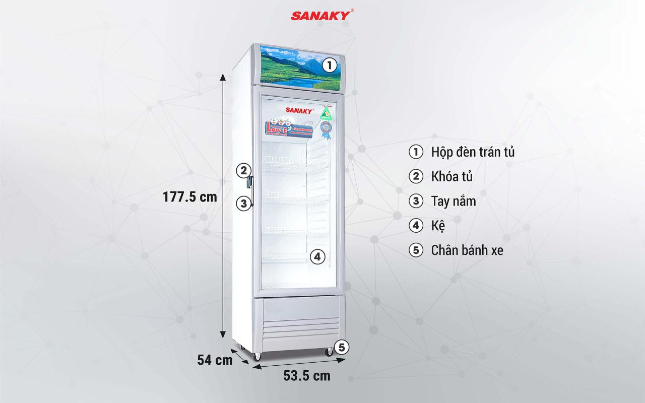 Tủ Mát Sanaky VH-258KL 200 lít - bapize.baby - bapize