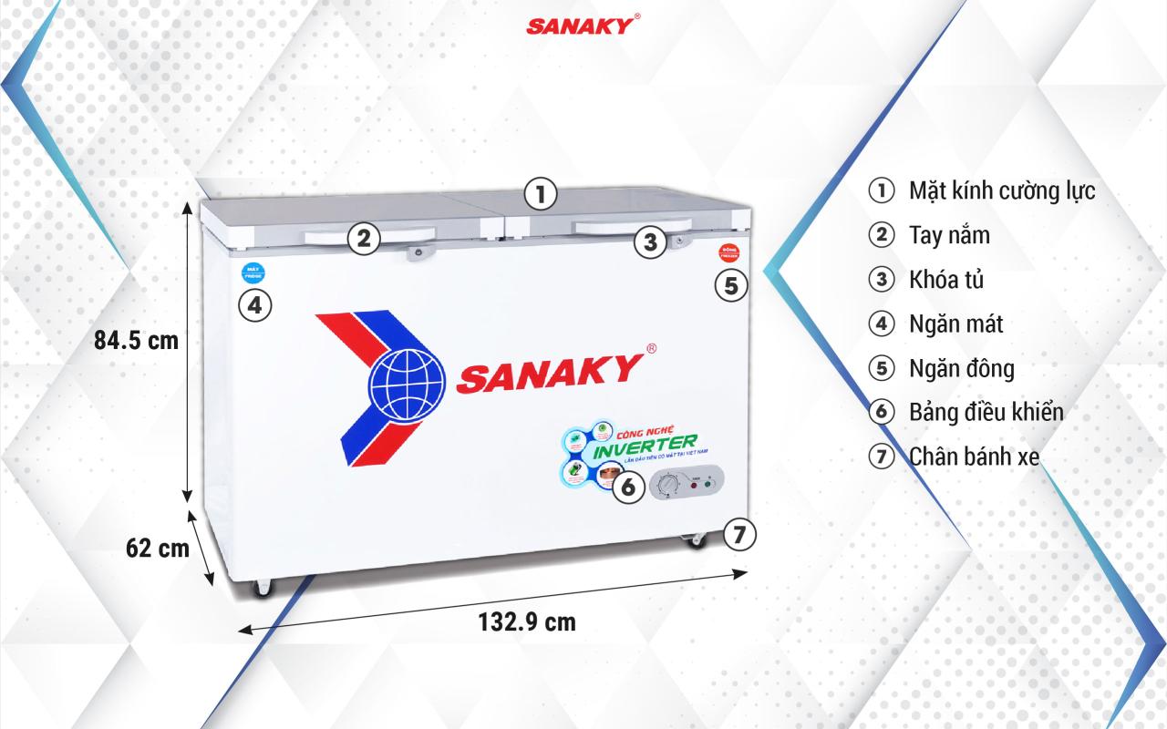 Tủ Đông Sanaky inverter VH-4099W4K 280 lít - bapize.baby - bapize