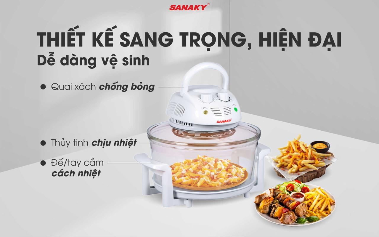 Nồi Nướng Thủy Tinh Sanaky VH-148T/D - bapize.baby - bapize