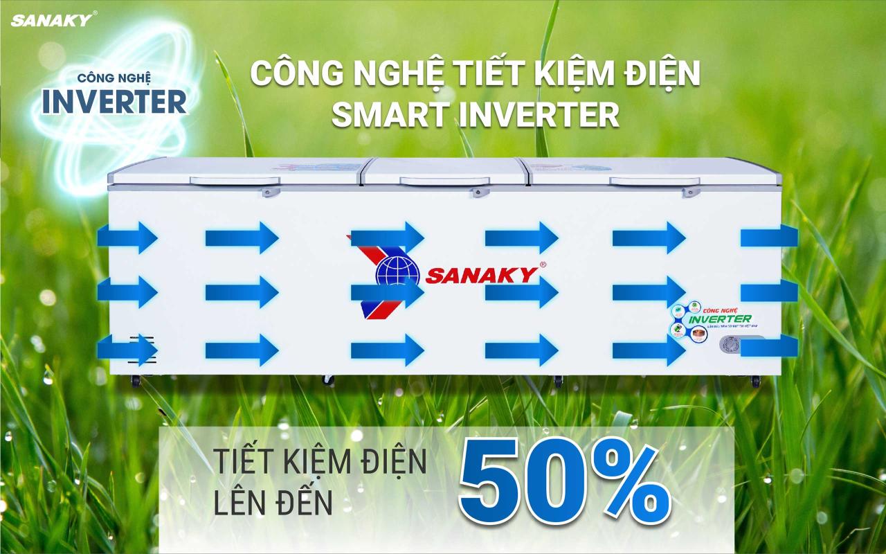 Tủ Đông Sanaky Inverter VH-1199HY3 900 lít - bapize.baby - bapize