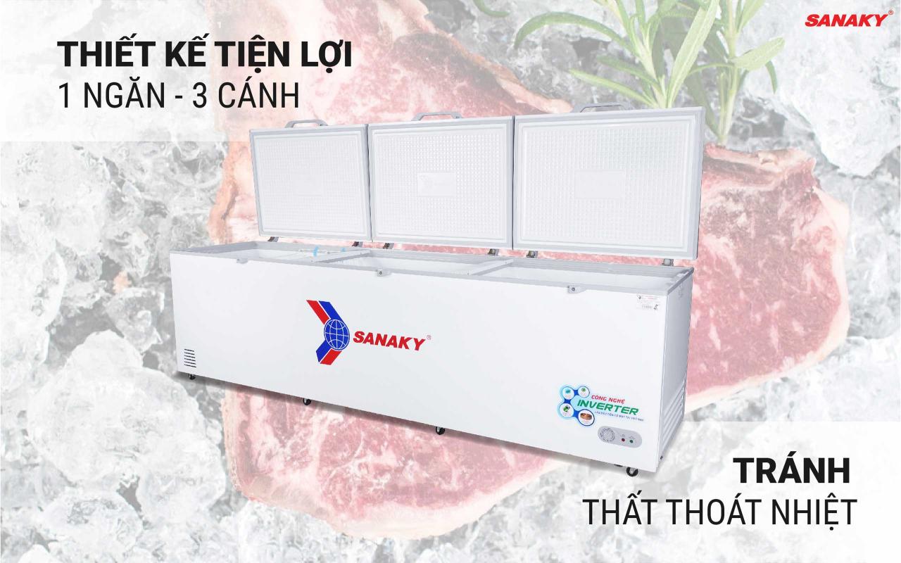 Tủ Đông Sanaky Inverter VH-1399HY3 1143,5 lít - bapize.baby - bapize