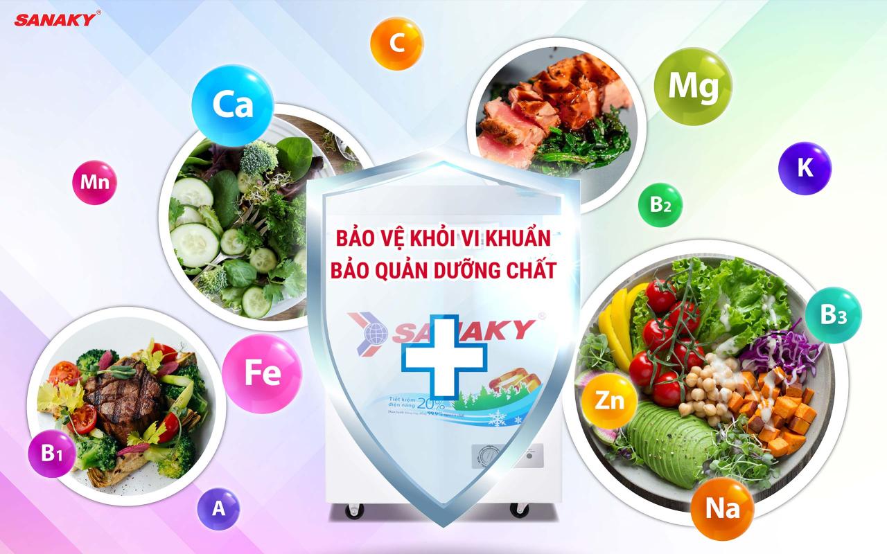 Tủ Đông Sanaky VH-1599HYK 100 lít - bapize.baby - bapize