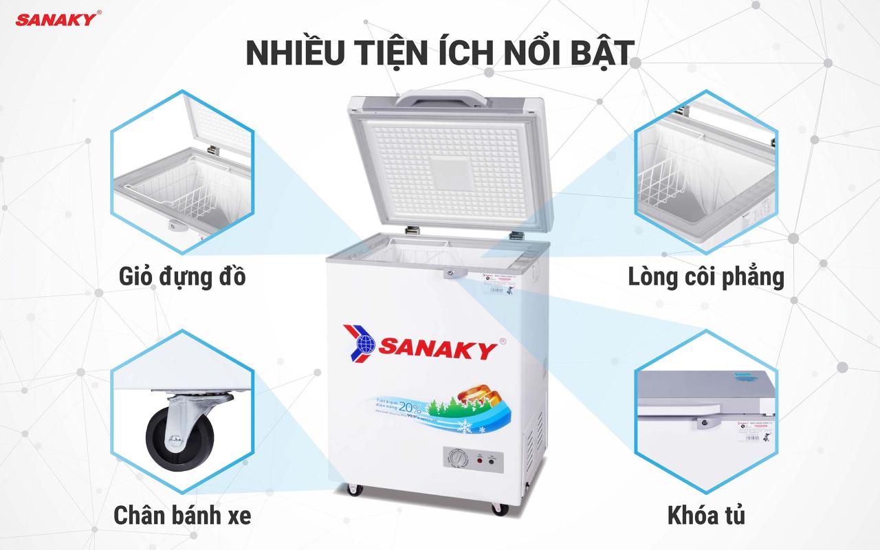 Tủ Đông Sanaky VH-1599HYK 100 lít - bapize.baby - bapize