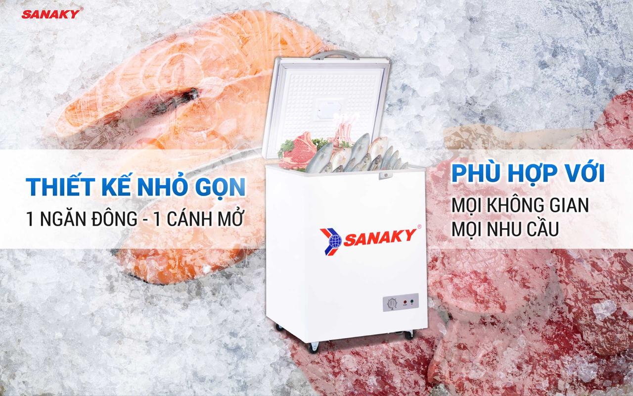 Tủ Đông Sanaky VH-1599HY 100 lít - bapize.baby - bapize