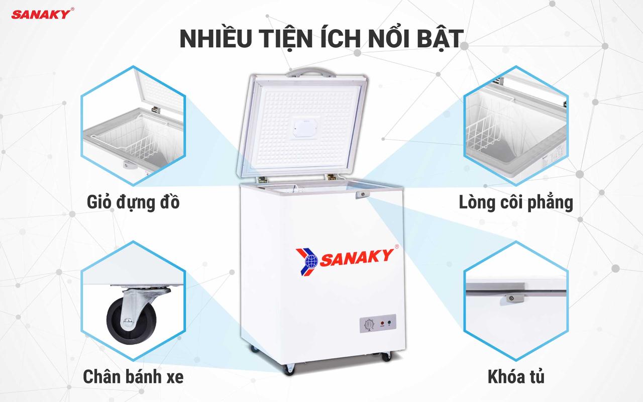 Tủ Đông Sanaky VH-1599HY 100 lít - bapize.baby - bapize