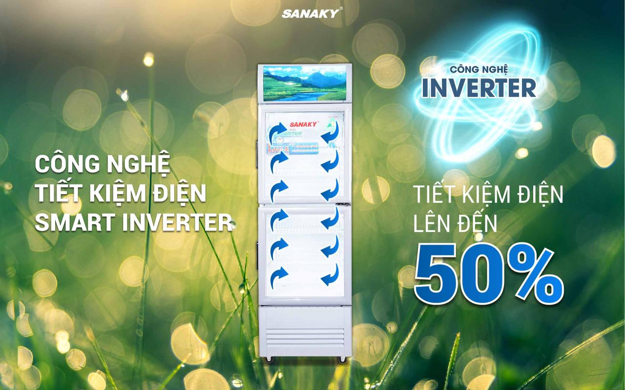 Tủ Mát Sanaky Inverter VH-258W3L 200 Lít - bapize.baby - bapize