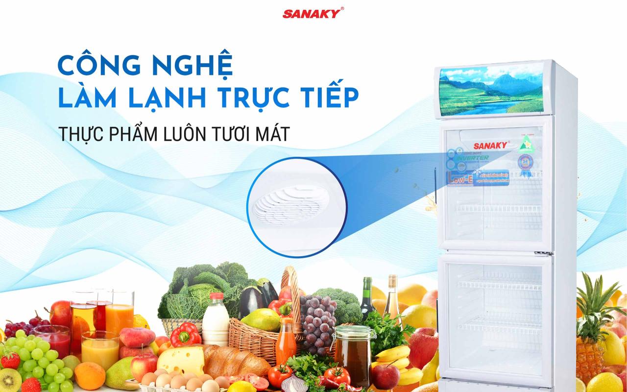 Tủ Mát Sanaky Inverter VH-408W3L - bapize.baby - bapize