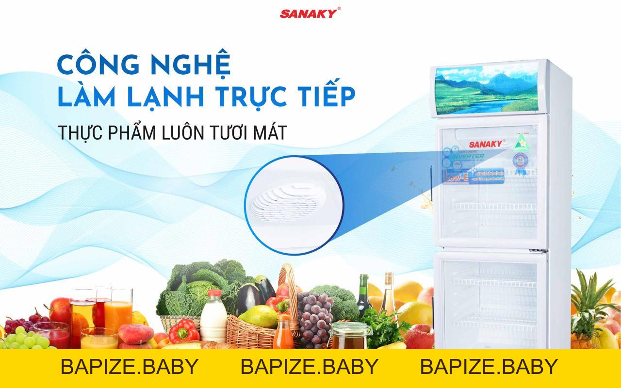 Tủ Mát Sanaky Inverter VH-258W3L 200 Lít - bapize.baby - bapize