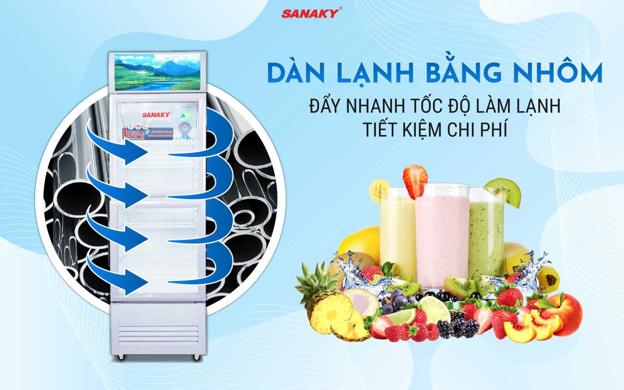 Tủ Mát Sanaky VH-408WL 340 lít - bapize.baby - bapize