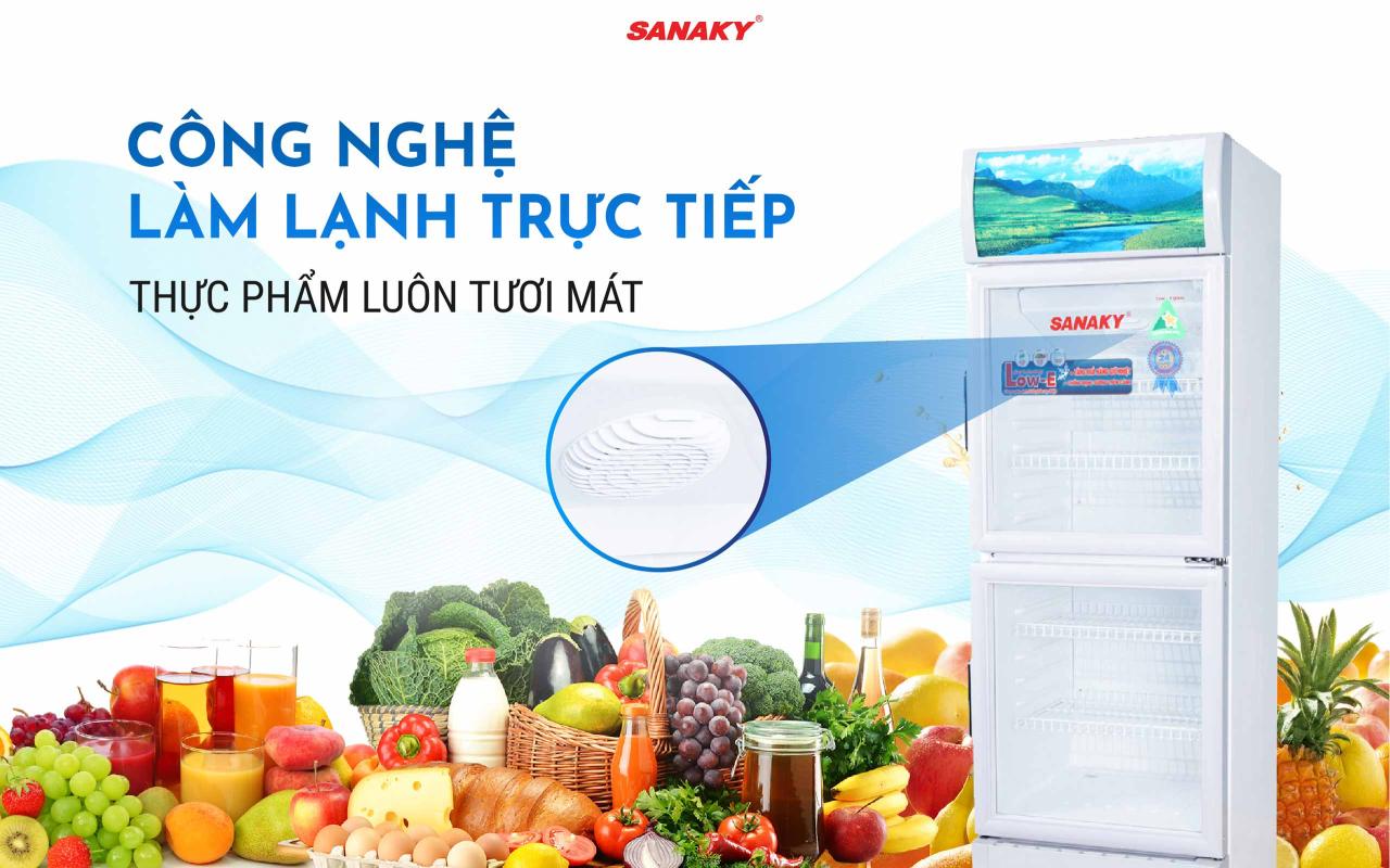 Tủ Mát Sanaky VH-308WL 240 lít - bapize.baby - bapize