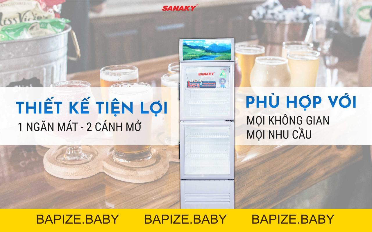 Tủ Mát Sanaky VH-258WL 200 lít - bapize.baby - bapize