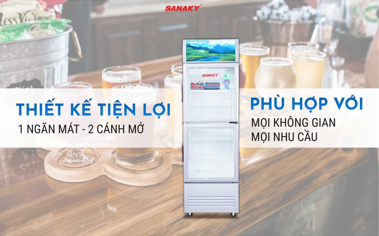 Tủ Mát Sanaky VH-218WL 170 lít - bapize.baby - bapize