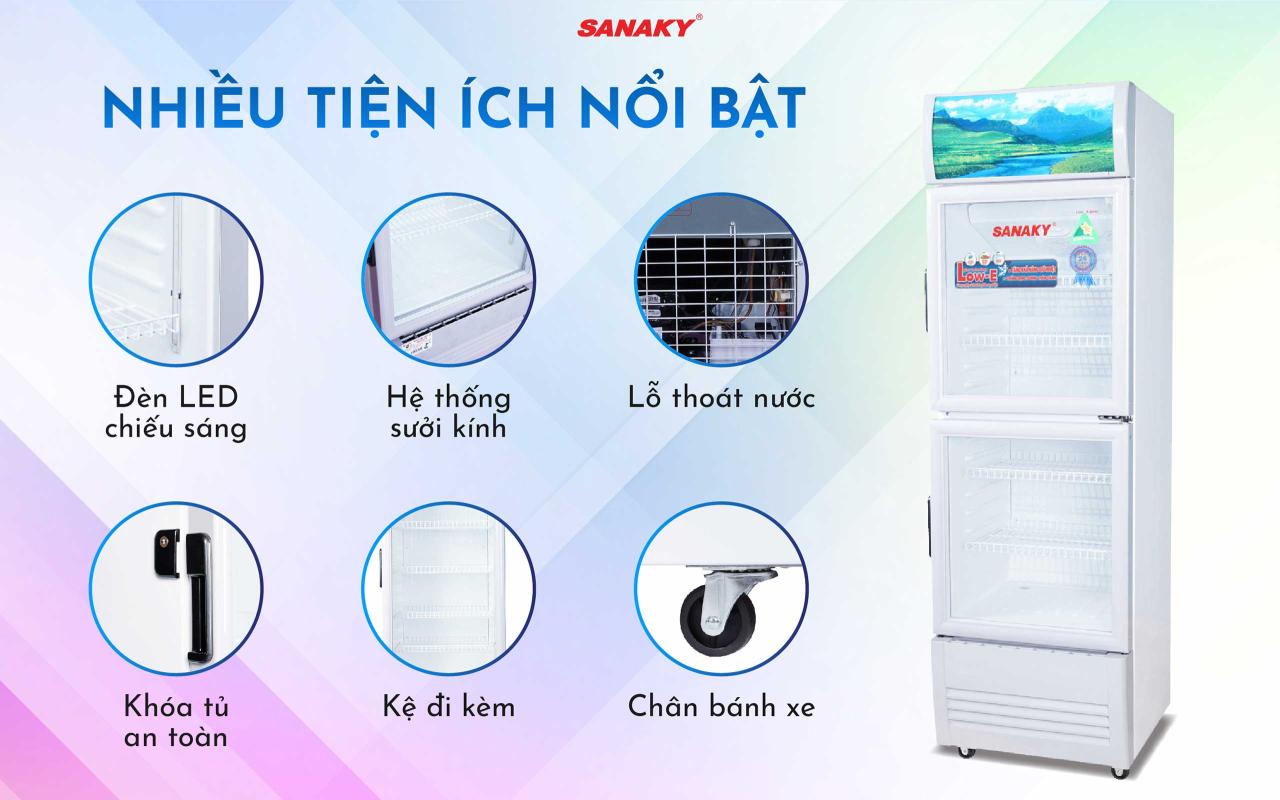 Tủ Mát Sanaky VH-218WL 170 lít - bapize.baby - bapize