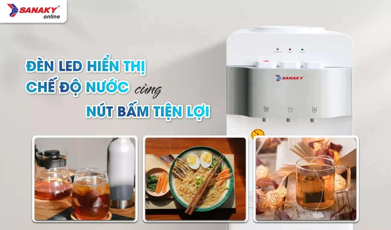 Cây nước nóng lạnh Sanaky SNK-907AHN - bapize.baby - bapize