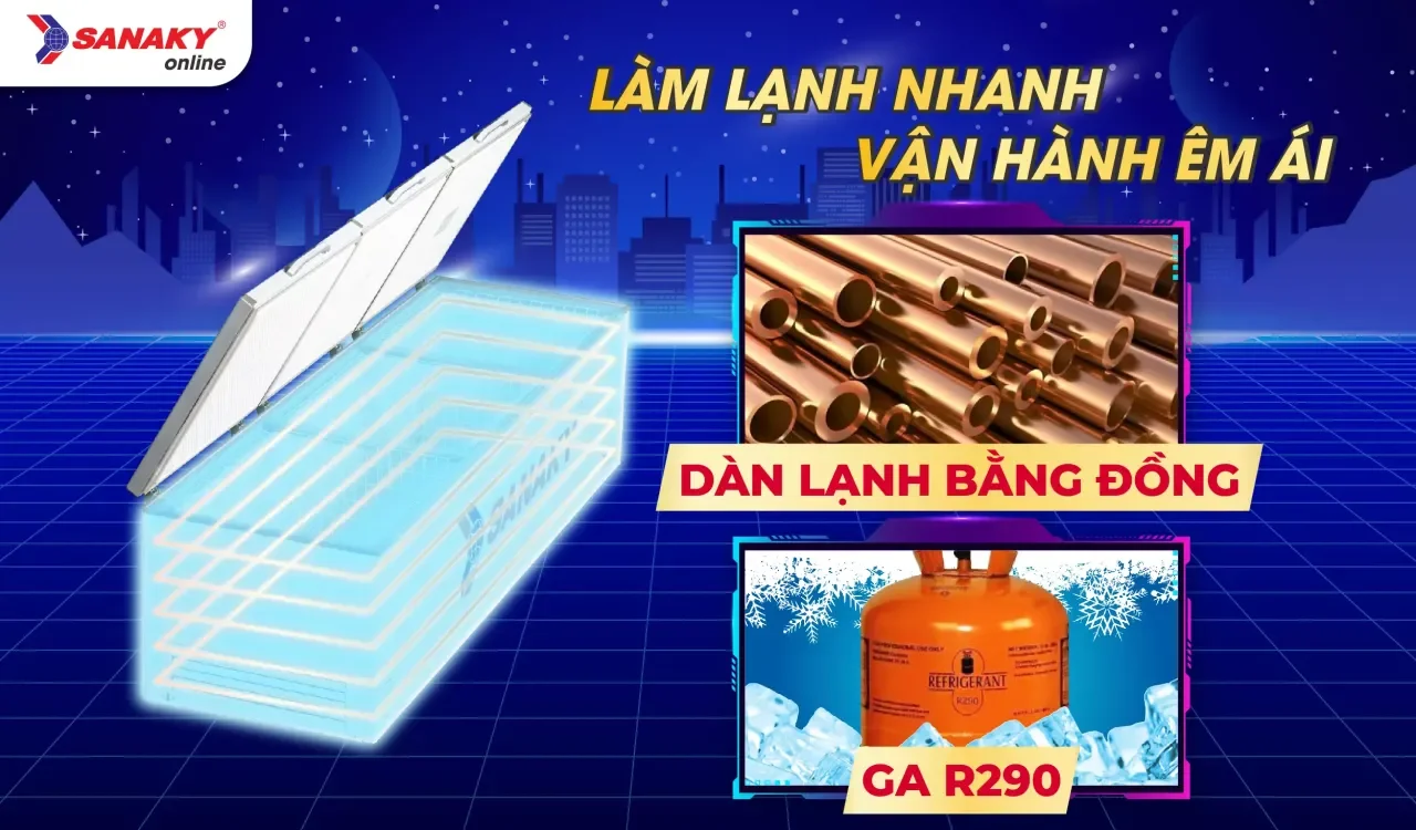 Tủ Đông Sanaky VH-1799HY 1500 lít - bapize.baby - bapize