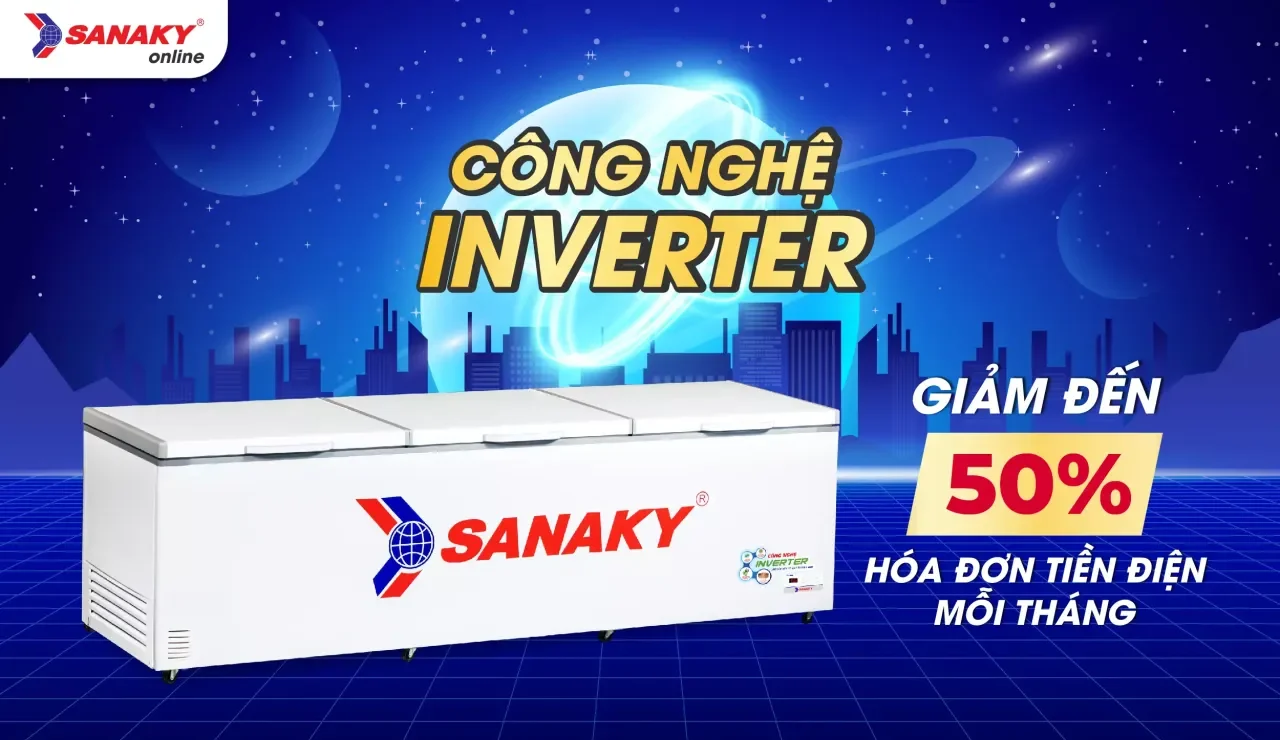 Tủ Đông Sanaky Inverter VH-1799HY3 1500 lít - bapize.baby - bapize