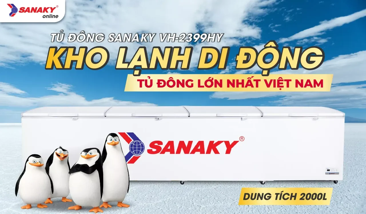 Tủ Đông Sanaky VH-2399HY 2026 lít - bapize.baby - bapize
