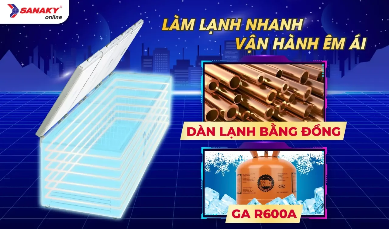 Tủ Đông Sanaky VH-2399HY 2026 lít - bapize.baby - bapize