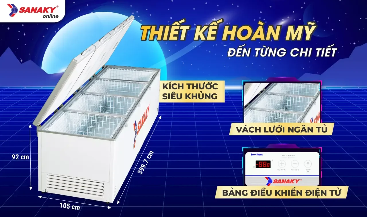Tủ Đông Sanaky VH-2399HY 2026 lít - bapize.baby - bapize