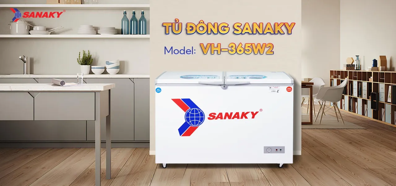 Tủ Đông Sanaky VH-365W2 260 lít - bapize.baby - bapize Tủ Đông Sanaky VH-365W2 260 lít - bapize.baby - bapize