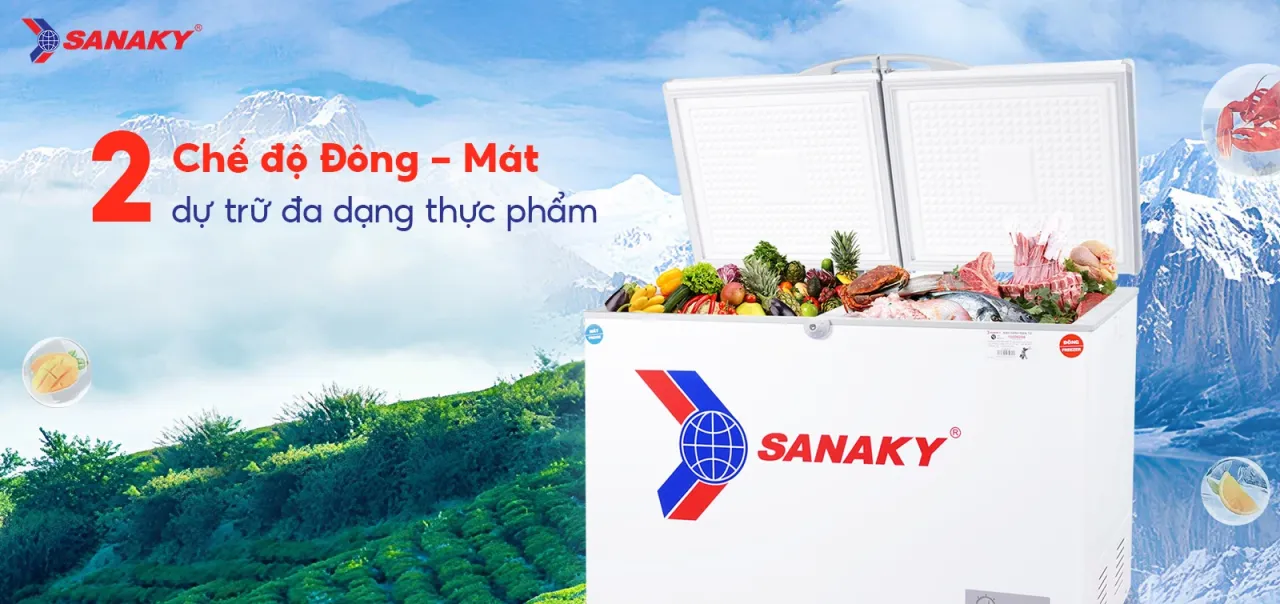 Tủ Đông Sanaky VH-365W2 260 lít - bapize.baby - bapize Tủ Đông Sanaky VH-365W2 260 lít - bapize.baby - bapize