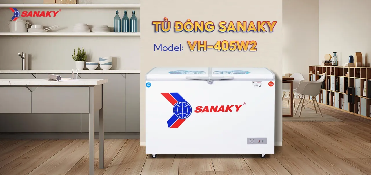 Tủ Đông Sanaky VH-405W2 280 lít - bapize.baby - bapize