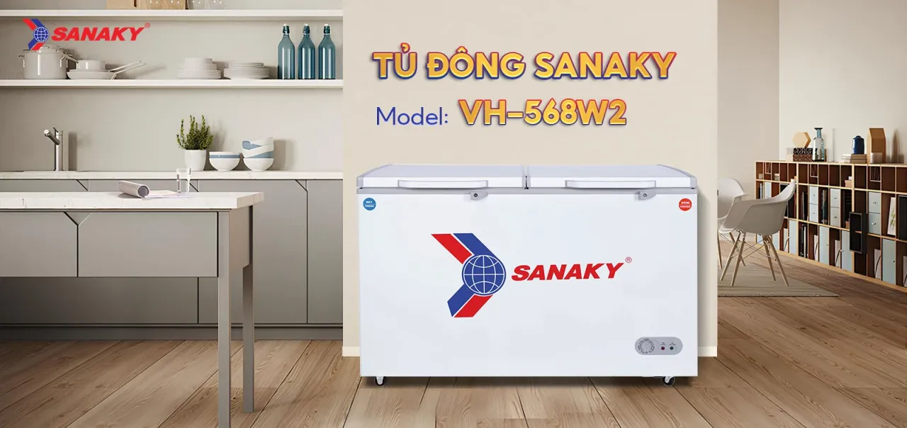 Tủ Đông Sanaky VH-568W2 365 lít - bapize.baby - bapize Tủ Đông Sanaky VH-568W2 365 lít - bapize.baby - bapize