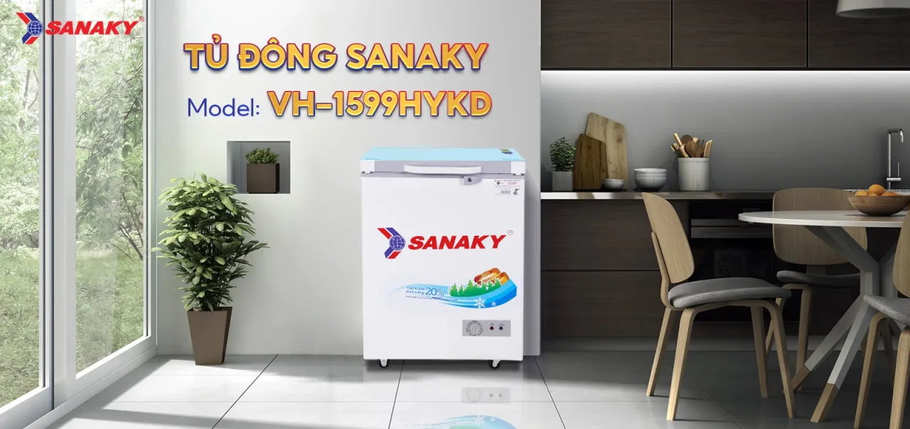 Tủ Đông Sanaky VH-1599HYKD - bapize.baby - bapize