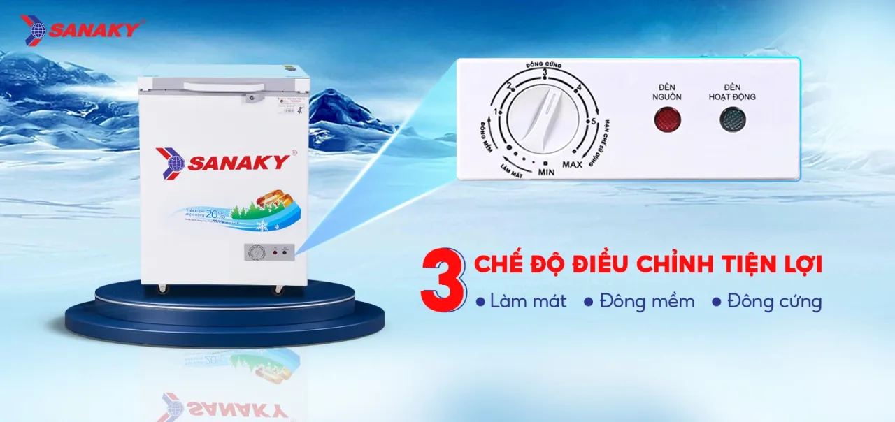 Tủ Đông Sanaky VH-1599HYKD - bapize.baby - bapize