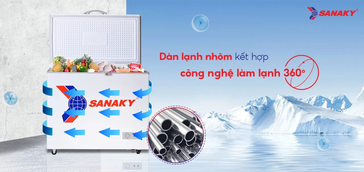 Tủ Đông Sanaky VH-225HY2 - bapize.baby - bapize