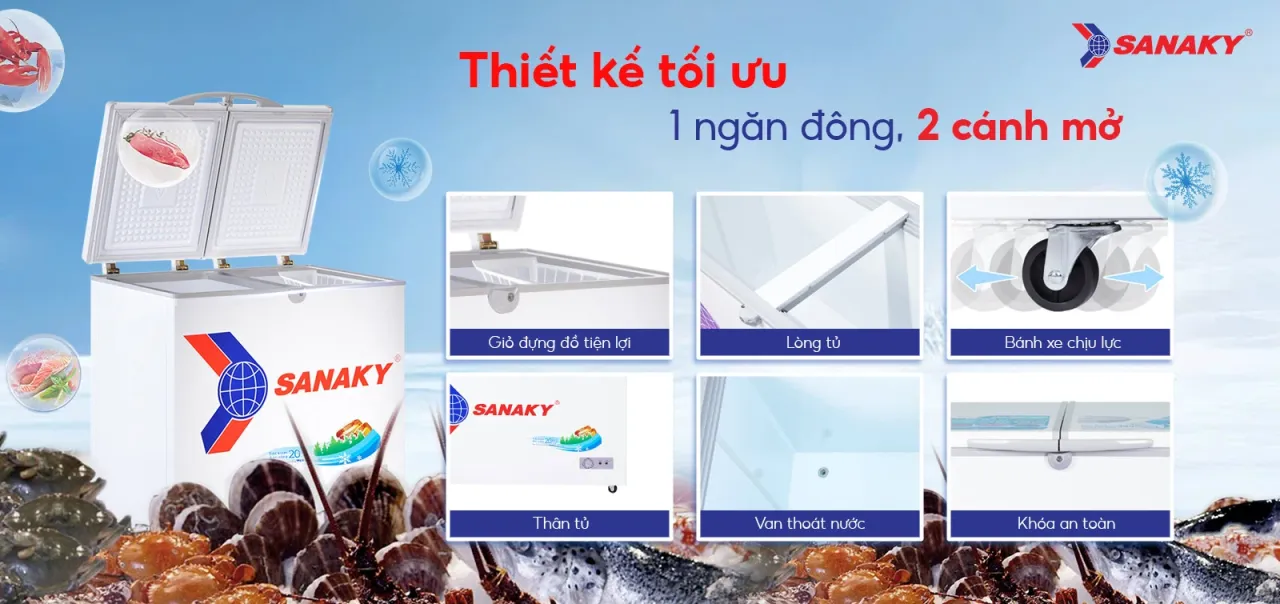 Tủ Đông Sanaky VH-2599A1 - bapize.baby - bapize Tủ Đông Sanaky VH-2599A1 - bapize.baby - bapize