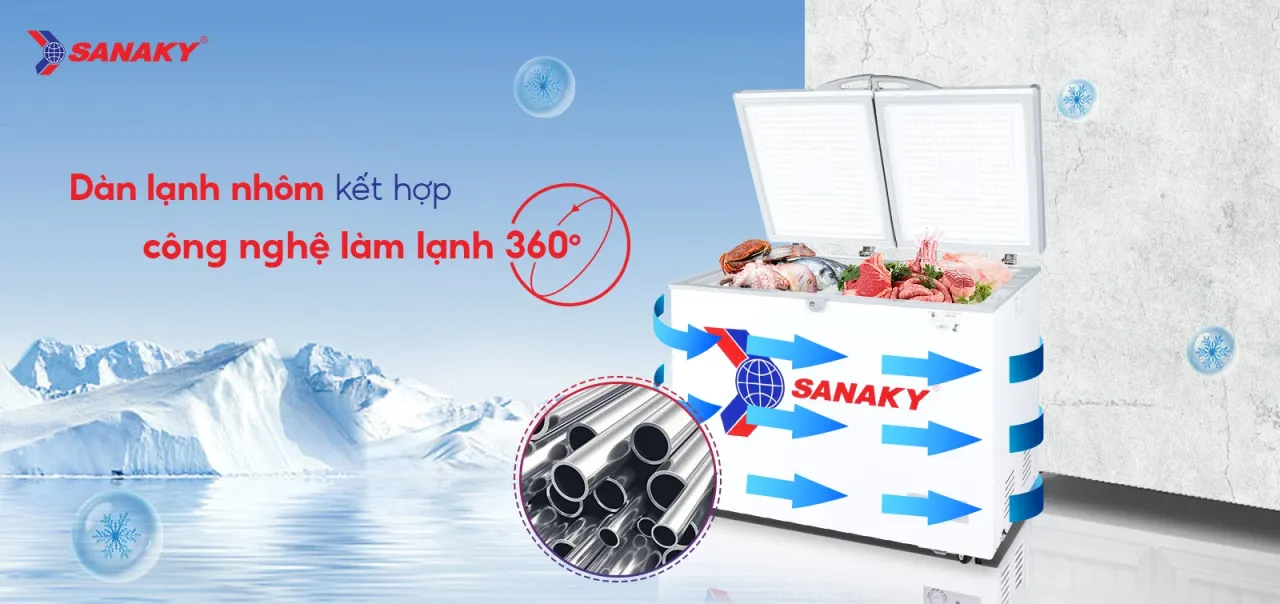 Tủ Đông Sanaky VH-285A2 - bapize.baby - bapize
