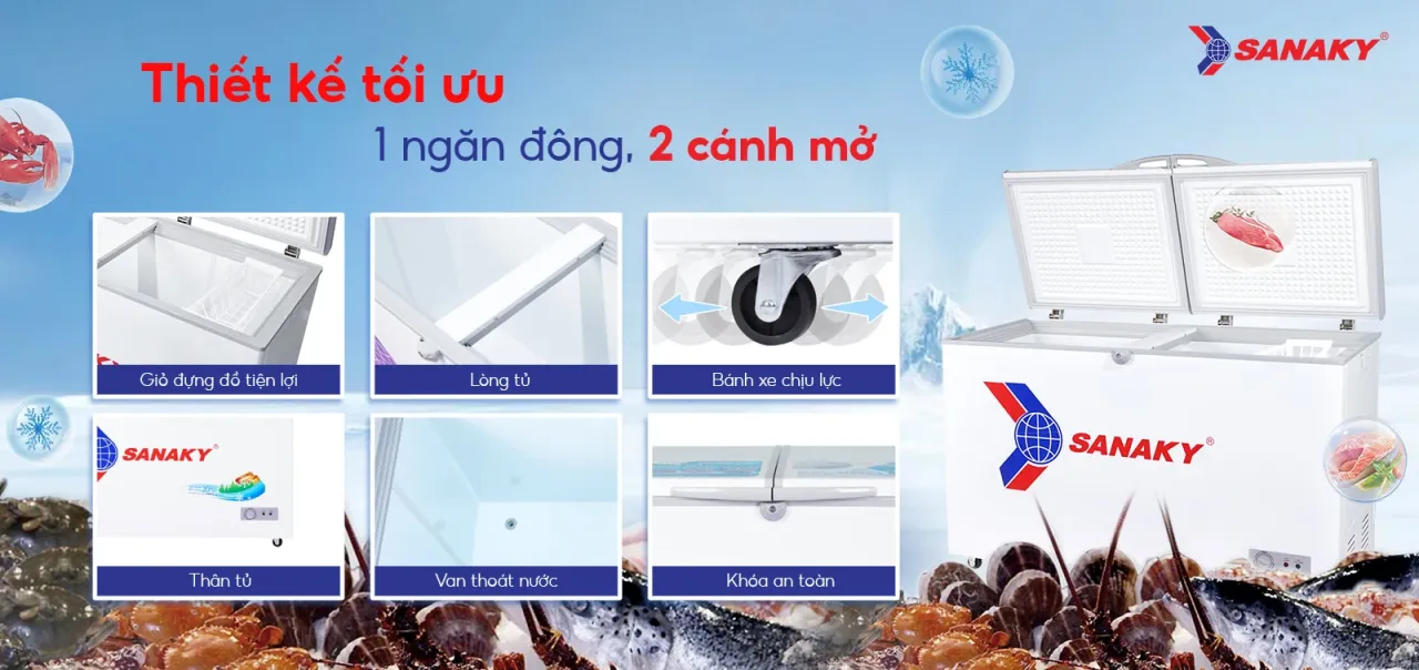 Tủ Đông Sanaky VH-405A2 - bapize.baby - bapize