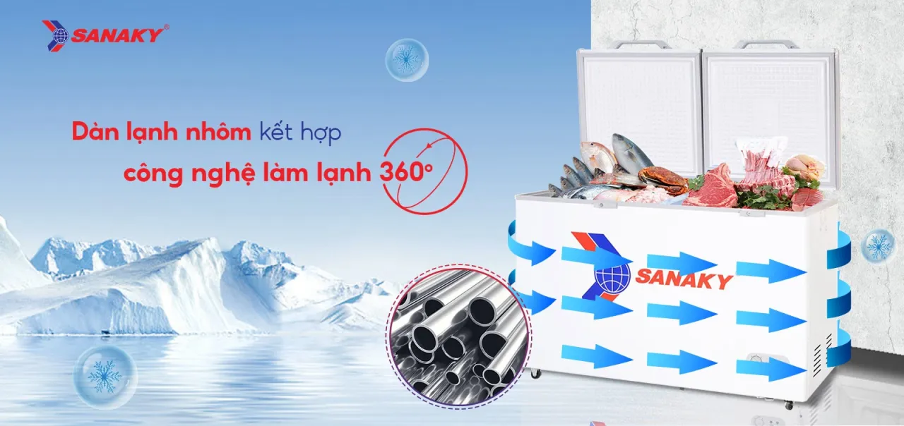 Tủ Đông Sanaky VH-568HY2 - bapize.baby - bapize