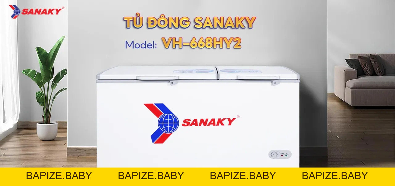 Tủ Đông Sanaky VH-668HY2 - bapize.baby - bapize